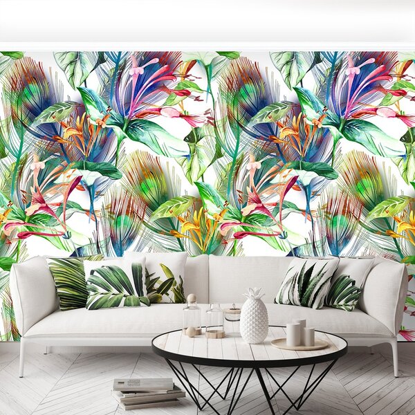 Fototapeta Vliesová Tropické kvety 152x104 cm