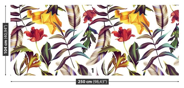 Fototapeta Vliesová Tropické rastliny 250x104 cm