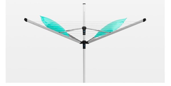 Vonkajší sušiak na bielizeň v striebornej farbe 50 m Lift-o-Matic Advance – Brabantia