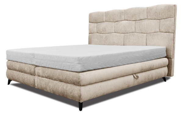 Čalúnená posteľ PLAVA béžová, 120x200 cm