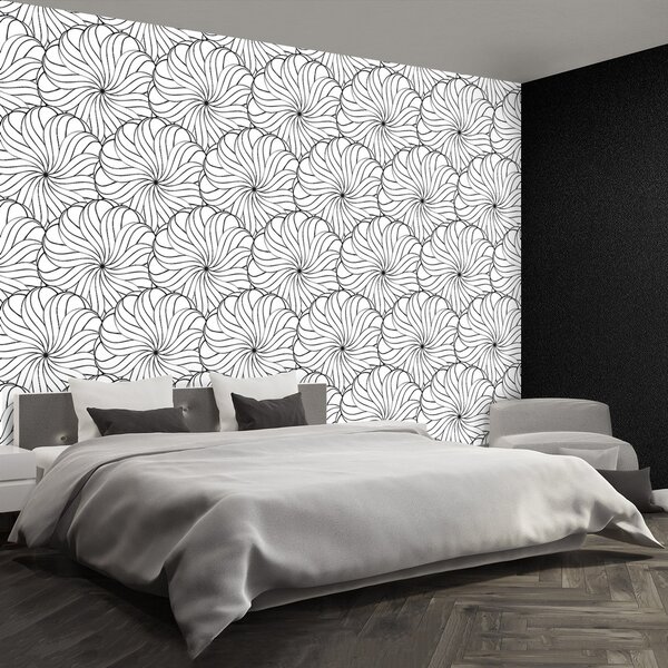 Fototapeta Vliesová Vzorka v kvetoch 250x104 cm