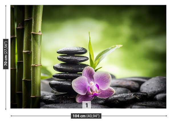 Fototapeta Vliesová Orchidea zen 104x70 cm