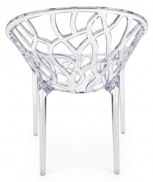 TENTino Dizajnová stolička CRYSTAL TRANSPARENT