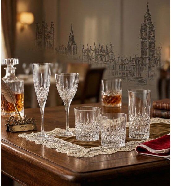 RCR LONDON POHÁR NA ŠAMPANSKÉ 160ML SADA 6KS