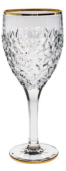BOHEMIA JIHLAVA NICOLETTE GOLD POHÁR NA VÍNO 270ML SADA 6KS
