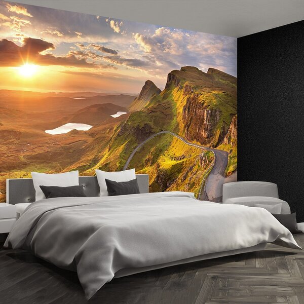 Fototapeta Vliesová Východ slnka hory 104x70 cm