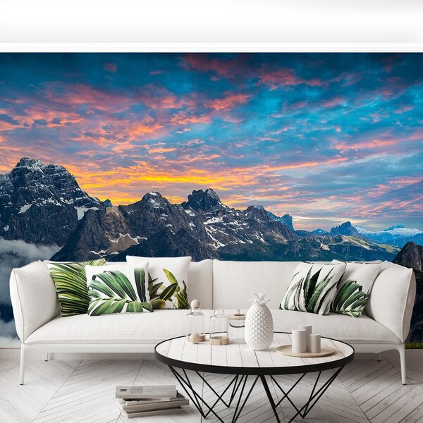Fototapeta Vliesová Talianske dolomity 250x104 cm