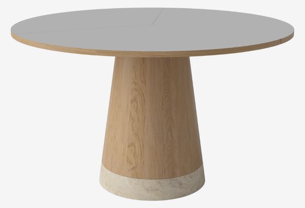Piro jedálenský stôl v lamináte Fenix Ø125cm