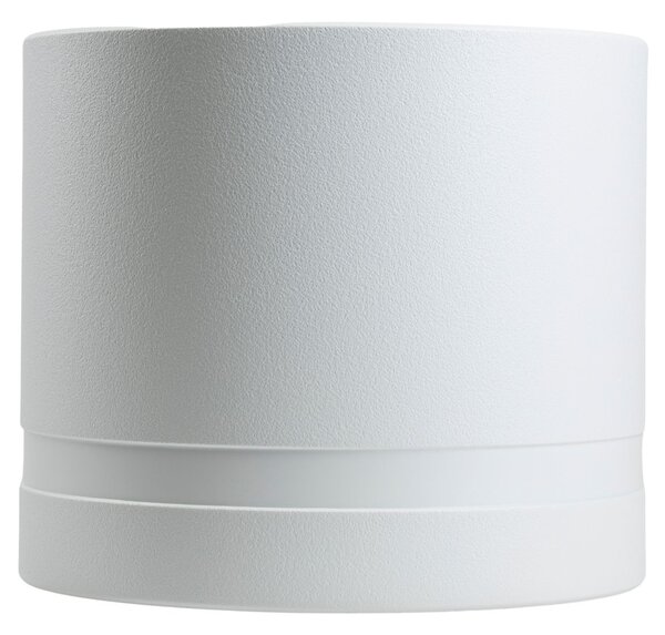 PLASTOVÝ KVETINÁČ LUNA CYLINDER 43,5X38 CM BIELA