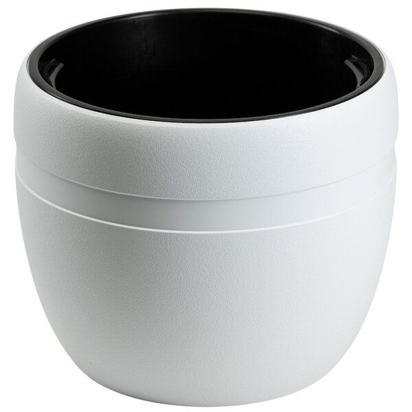 PLASTOVÝ KVETINÁČ LUNA CLASSIC 45,5X38 CM BIELA