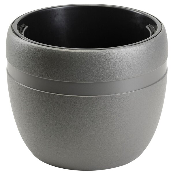 PLASTOVÝ KVETINÁČ LUNA CLASSIC 45,5X38 CM ANTRACITOVÁ