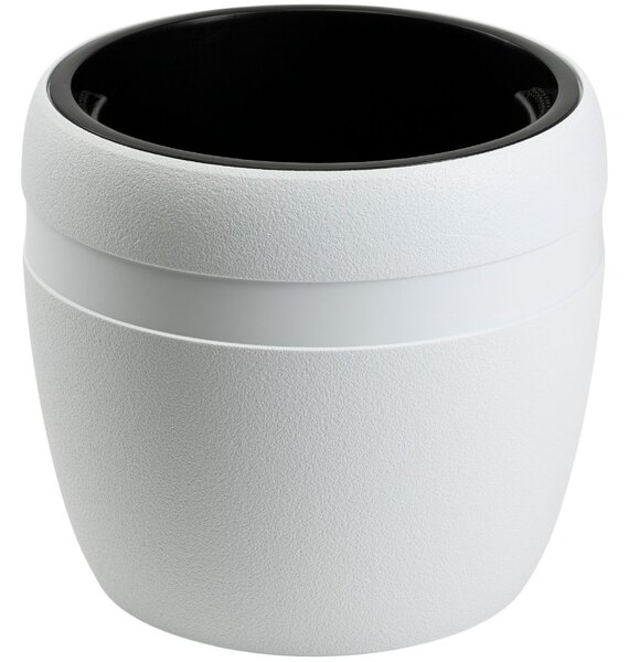 PLASTOVÝ KVETINÁČ LUNA CLASSIC 33X30 CM BIELA