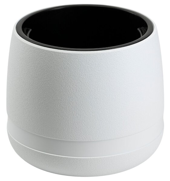 PLASTOVÝ KVETINÁČ LUNA VASE 35X30 CM BIELA