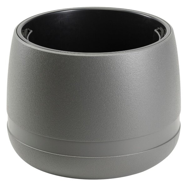PLASTOVÝ KVETINÁČ LUNA VASE 42X32 CM ANTRACITOVÁ