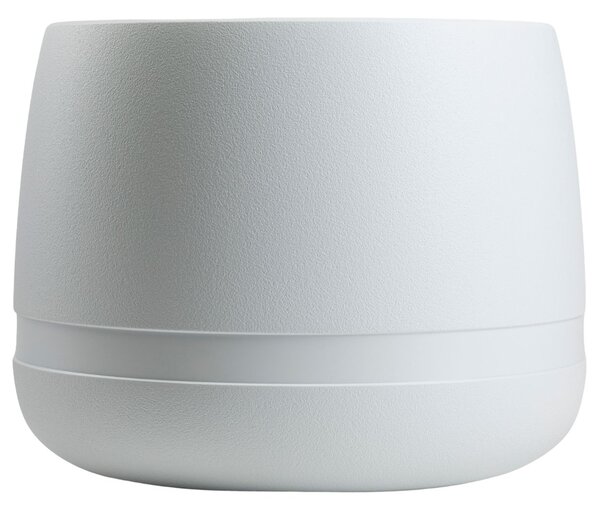 PLASTOVÝ KVETINÁČ LUNA VASE 48X38 CM BIELA