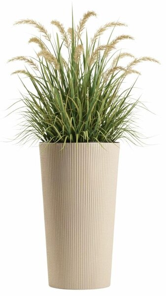 PLASTOVÝ KVETINÁČ URBANIKA ECO 46,5X25,5 CM LATTE