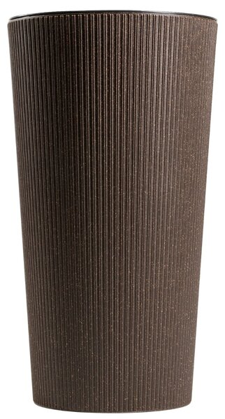 PLASTOVÝ KVETINÁČ URBANIKA ECO 46,5X25,5 CM TMAVOHNEDÁ