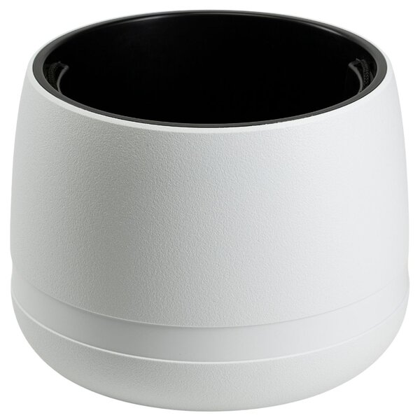 PLASTOVÝ KVETINÁČ LUNA VASE 42X32 CM BIELA