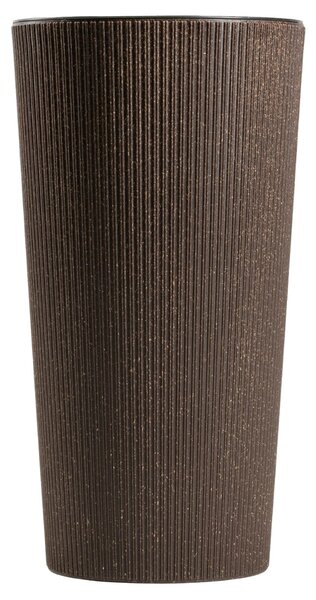 PLASTOVÝ KVETINÁČ URBANIKA ECO 36,5X19,5 CM TMAVOHNEDÁ