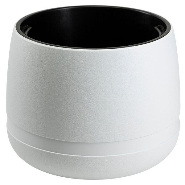 PLASTOVÝ KVETINÁČ LUNA VASE 48X38 CM BIELA