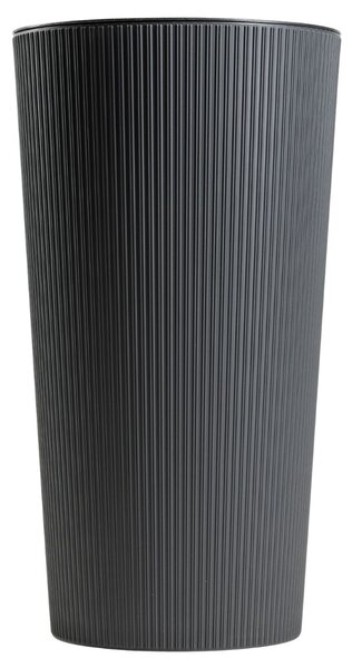 PLASTOVÝ KVETINÁČ URBANIKA ECO 46,5X25,5 CM ANTRACITOVÁ