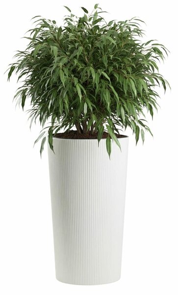 PLASTOVÝ KVETINÁČ URBANIKA ECO 75X41 CM BIELA