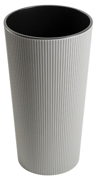 PLASTOVÝ KVETINÁČ URBANIKA ECO 46,5X25,5 CM SIVÁ