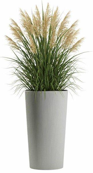 PLASTOVÝ KVETINÁČ URBANIKA ECO 46,5X25,5 CM SIVÁ