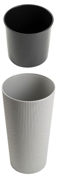 PLASTOVÝ KVETINÁČ URBANIKA ECO 46,5X25,5 CM SIVÁ