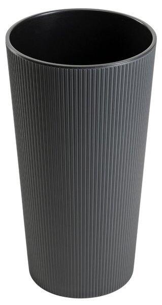 PLASTOVÝ KVETINÁČ URBANIKA ECO 46,5X25,5 CM ANTRACITOVÁ