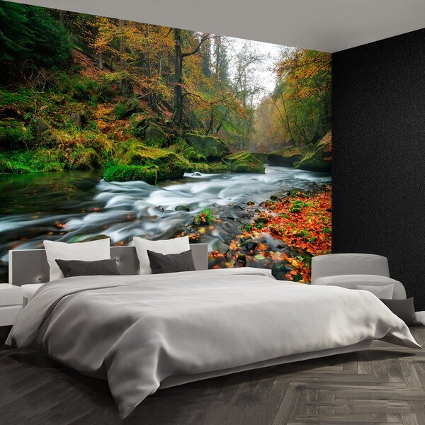 Fototapeta Vliesová Jesenné potok 104x70 cm