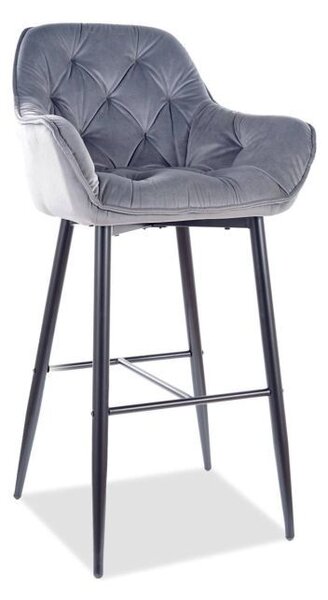 Barová stolička v klasickom štýle sivá (n170918)
