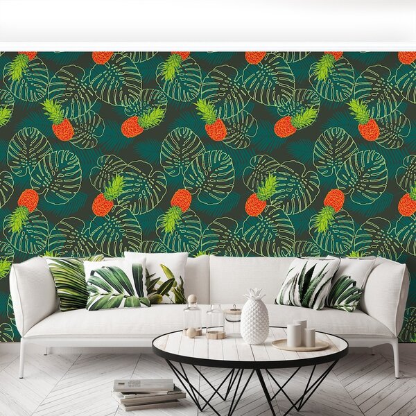 Fototapeta Vliesová Pamla listy ovocie 104x70 cm