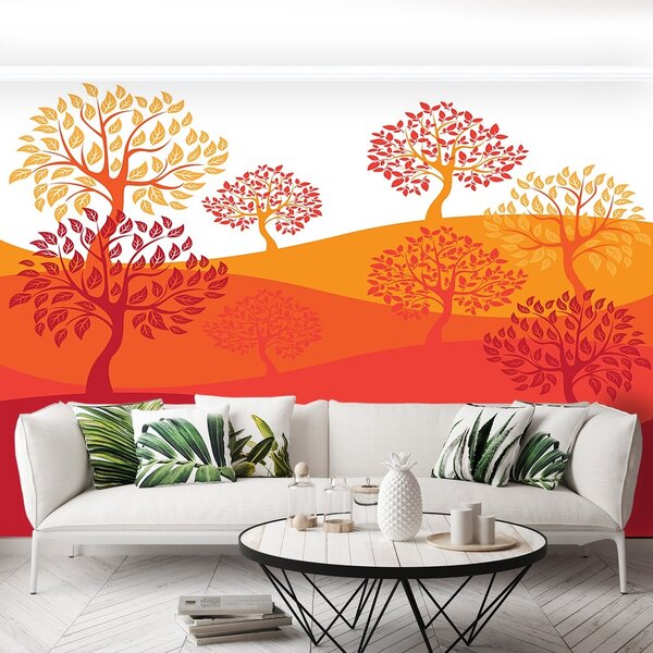 Fototapeta Vliesová Stromy 250x104 cm