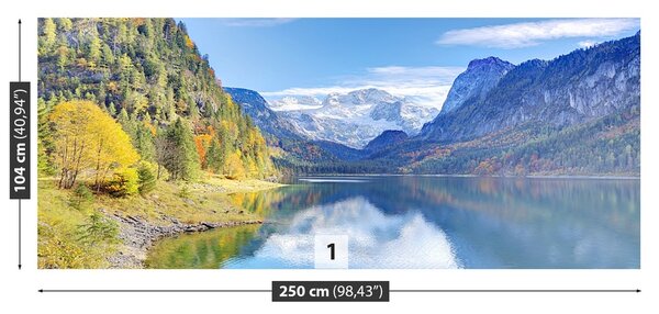 Fototapeta Vliesová Jazerné hory 250x104 cm