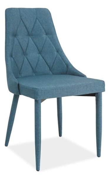 Elegantná a štýlová stolička do jedálne, modrá (n147989)