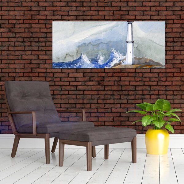 Obraz maľby majáku (120x50 cm)
