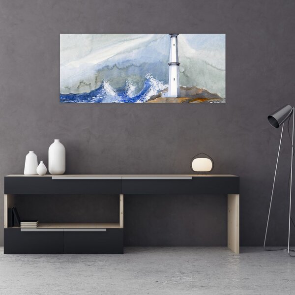 Obraz maľby majáku (120x50 cm)