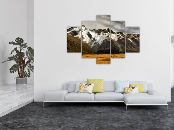 Obraz hory Sefton, Nový Zéland (150x105 cm)