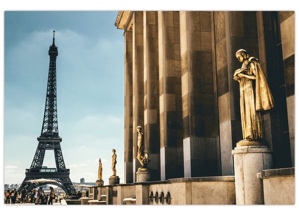 Obraz z Trocaderského námestia, Paríž (90x60 cm)