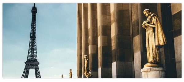 Obraz z Trocaderského námestia, Paríž (120x50 cm)