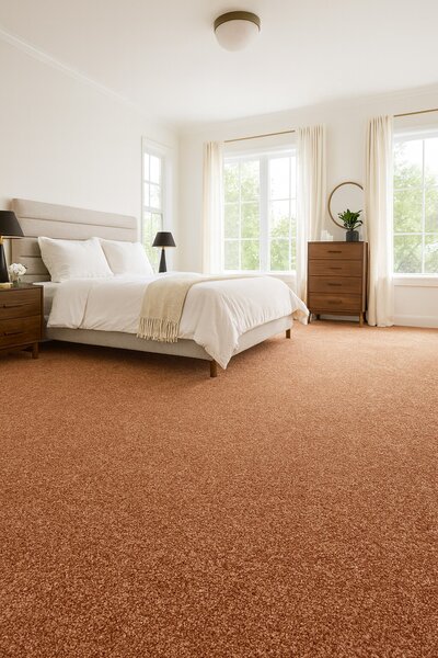 Condor Carpets , Metrážny koberec Prestige 496, na mieru, šíře 4m, oranžová, ab (mriežka), detská izba