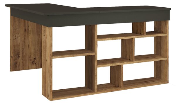 ASIR Stôl ELK borovica atlantic black