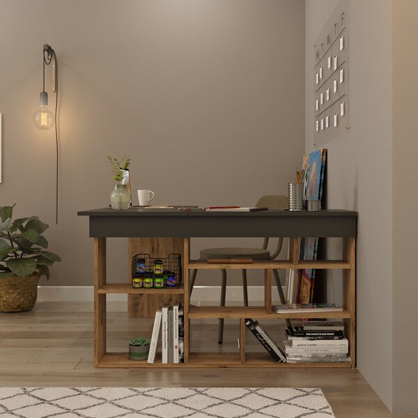 ASIR Stôl ELK borovica atlantic black