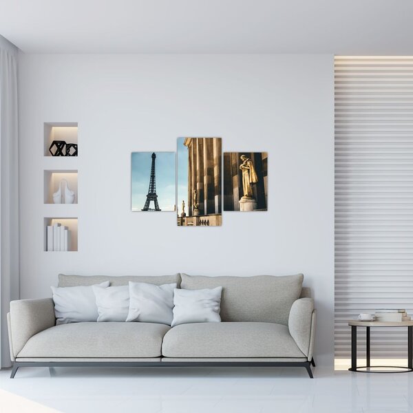 Obraz z Trocaderského námestia, Paríž (90x60 cm)