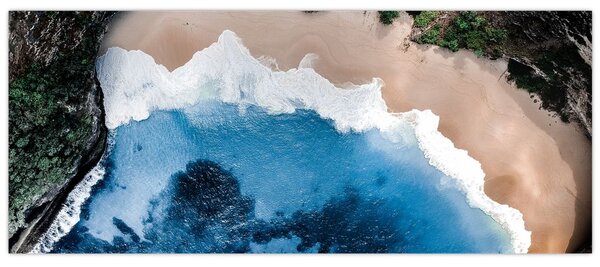 Obraz pláže Nusa Penida, Indonézia (120x50 cm)