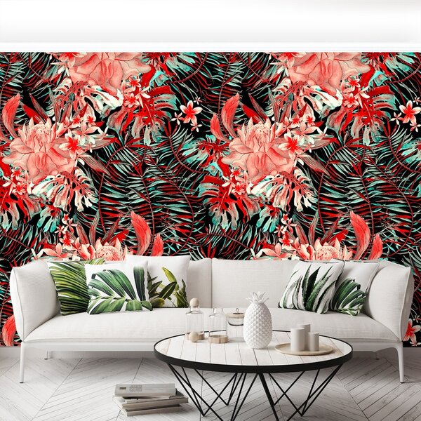 Fototapeta Vliesová Kvetinový vzor 250x104 cm