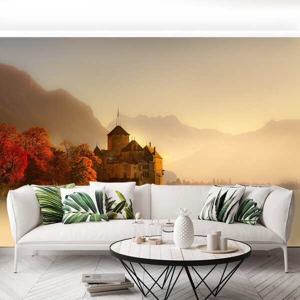 Fototapeta Vliesová Montreux hrad 152x104 cm