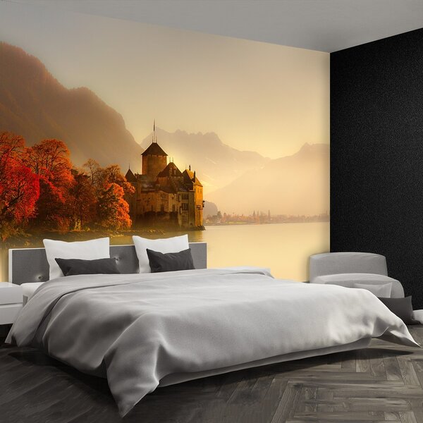 Fototapeta Vliesová Montreux hrad 152x104 cm