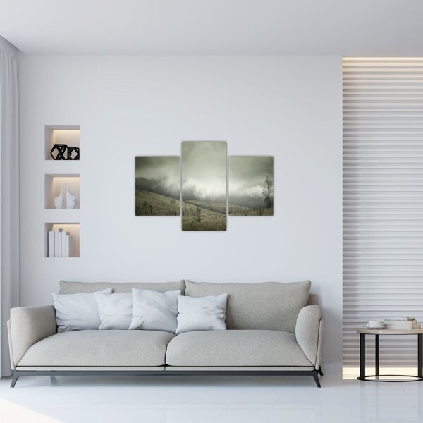 Obraz krajiny pred búrku (90x60 cm)